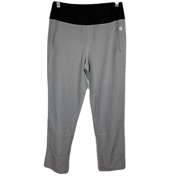 Eleven Venus Williams Pants Womens Sz S Black Gray Tennis Workout Stretch - Picture 1 of 10